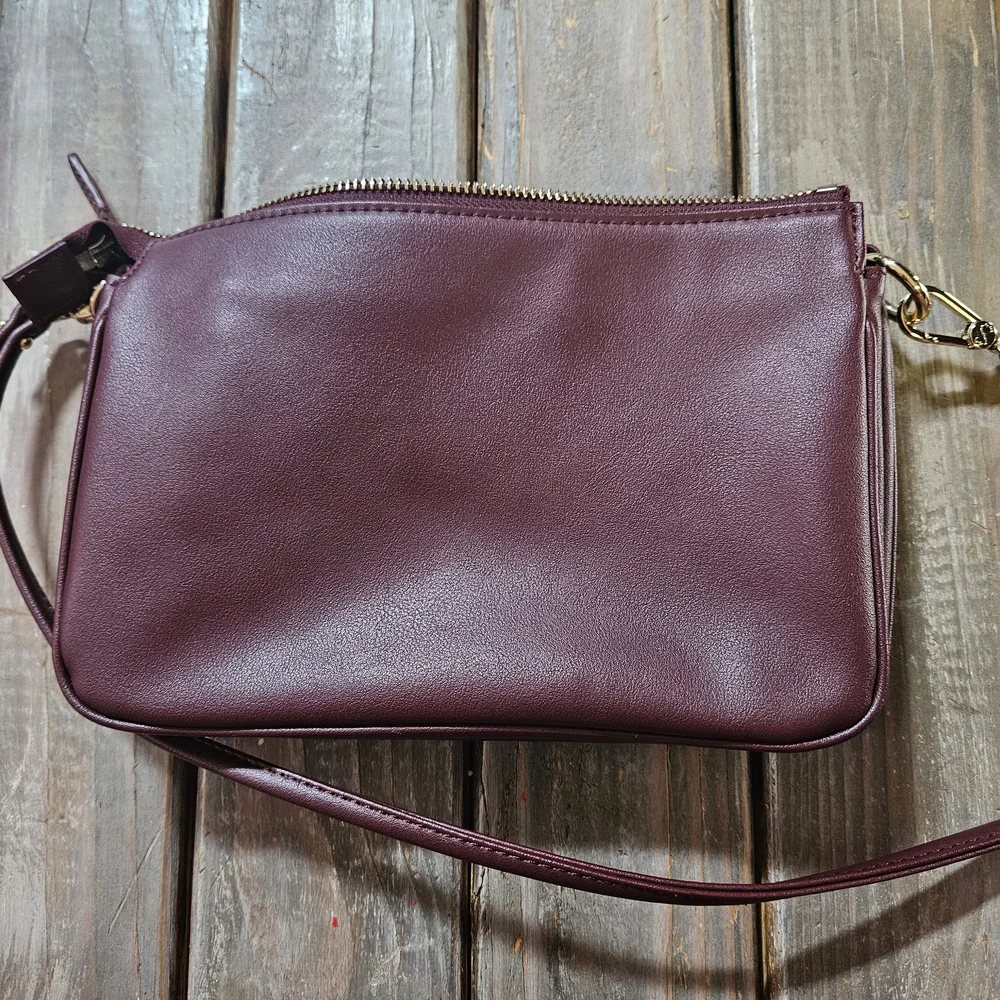 🎁🎁3/20🎁🎁Maison Gaja Elegant Burgundy Crossbody Bag - Picture 10 of 11